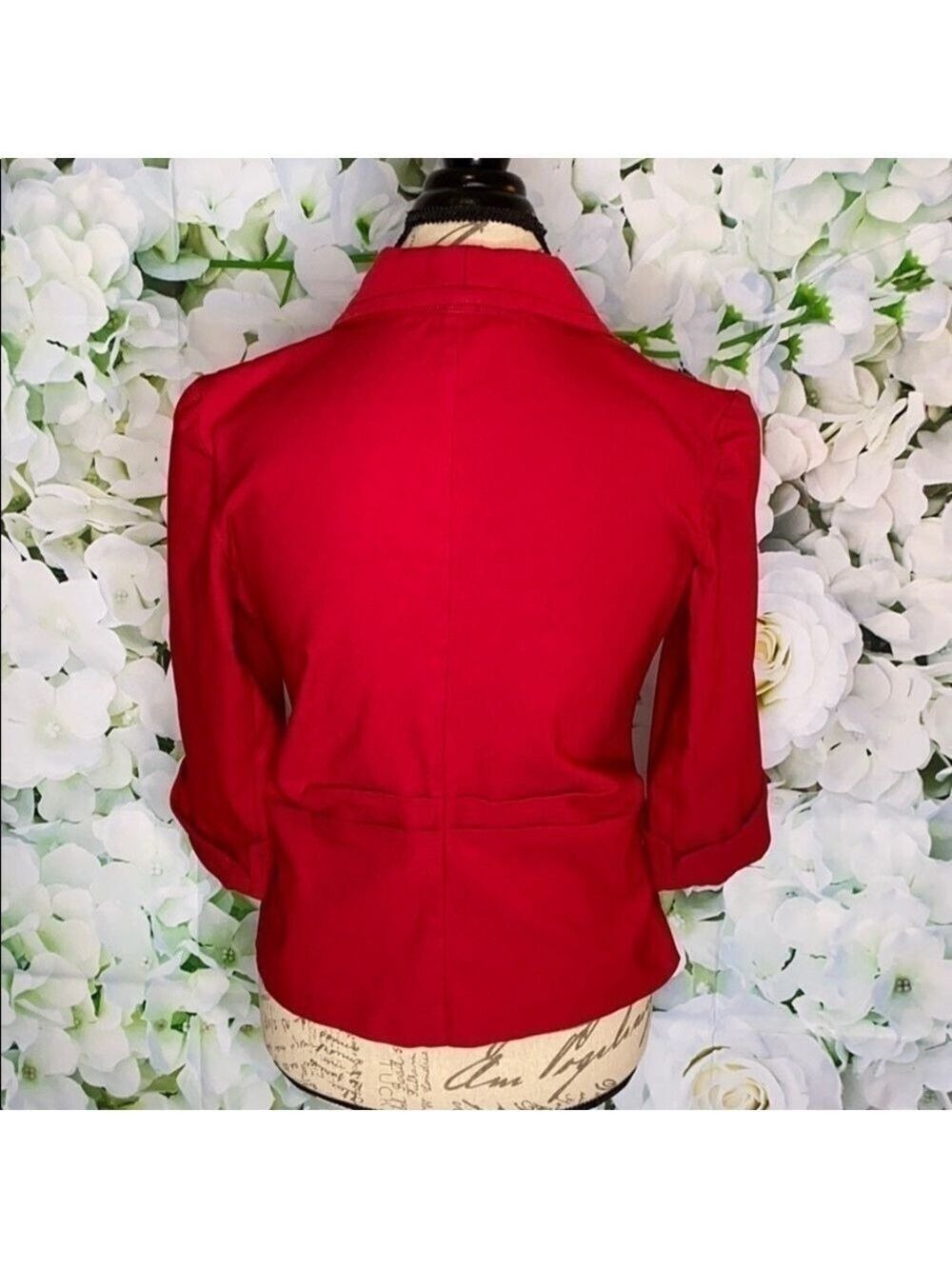 BRACHA - Red Front Zip Jacket - Picture 8 of 8